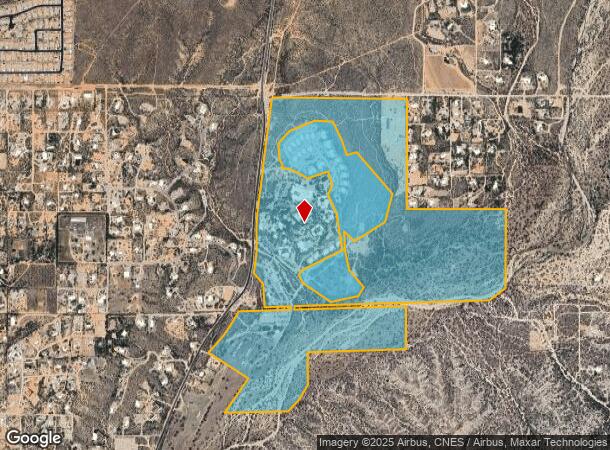  5000 E Via Estancia Miraval, Tucson, AZ Parcel Map