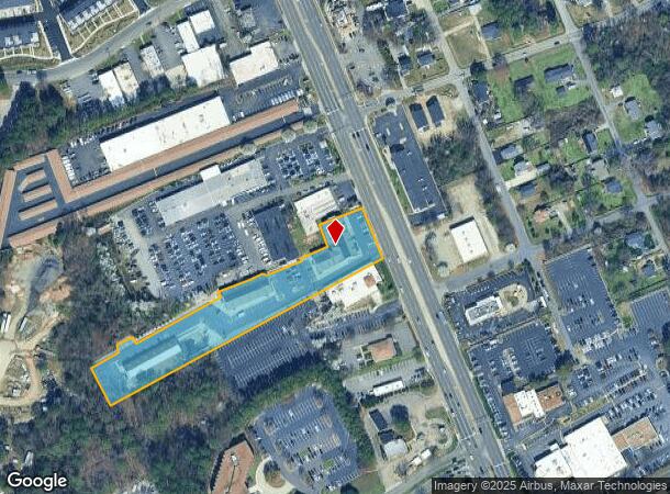 7201 W Broad St, Henrico, VA Parcel Map