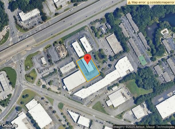  7108 Peachtree Industrial Blvd, Norcross, GA Parcel Map