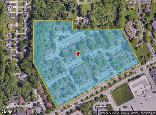 301 E Edgewood Blvd, Lansing, MI Parcel Map
