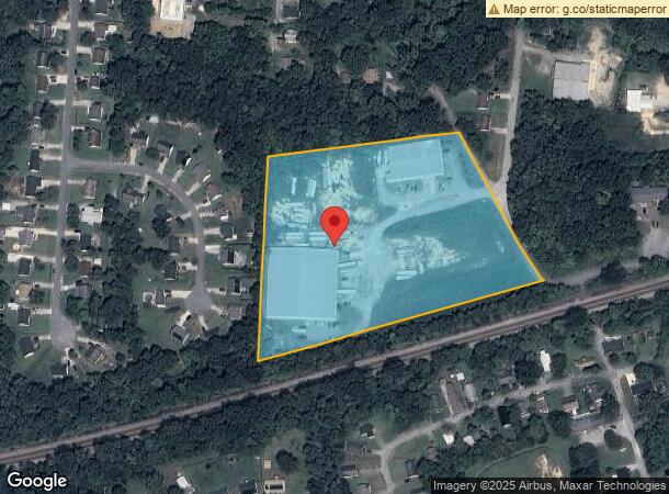  719 Railroad Ave, Thomasville, NC Parcel Map