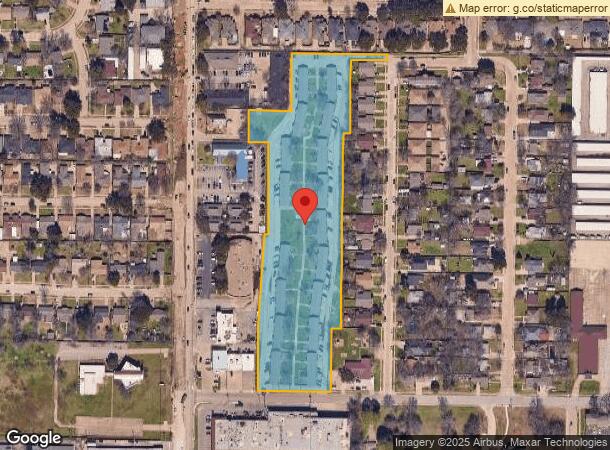  1005 Metker St, Irving, TX Parcel Map