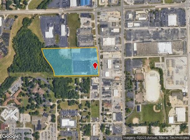  2801 N Main St, Decatur, IL Parcel Map