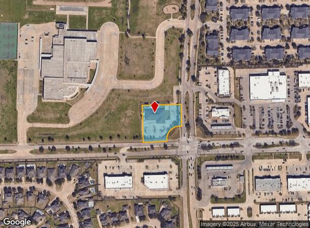  12801 Broadway St, Pearland, TX Parcel Map