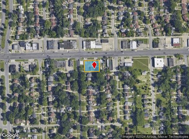  19047 W Mcnichols Rd, Detroit, MI Parcel Map