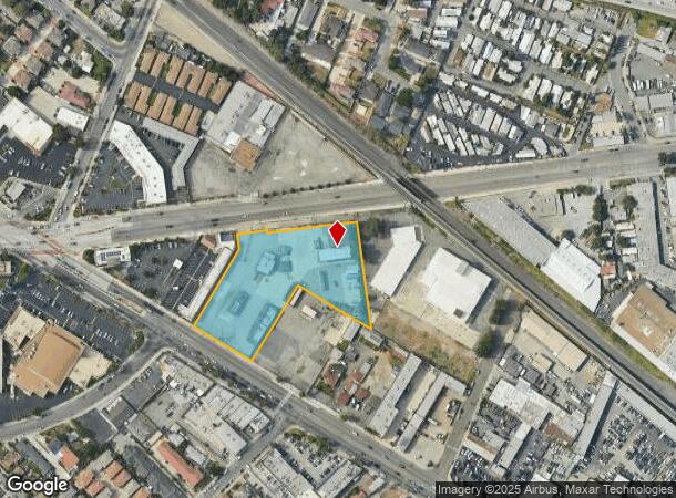  12102 Garvey Ave, El Monte, CA Parcel Map