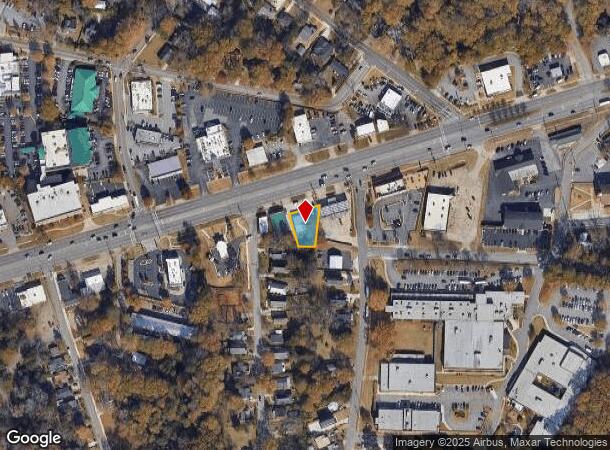 1957 W Broad St, Athens, GA Parcel Map