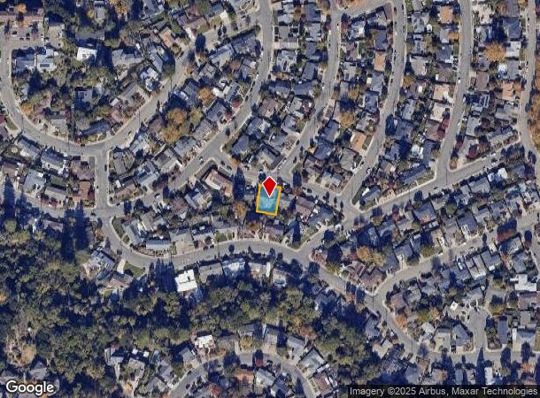 1923 Fallen Leaf Dr, Santa Rosa, CA Parcel Map