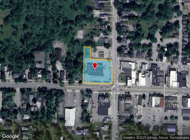 8 W Main St, Le Roy, NY Parcel Map