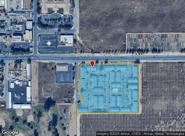  1640 Garces Hwy, Delano, CA Parcel Map