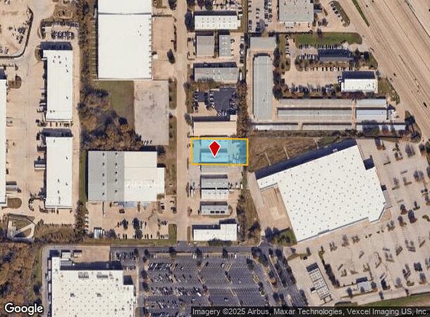 621 Industrial Blvd, Grapevine, TX Parcel Map