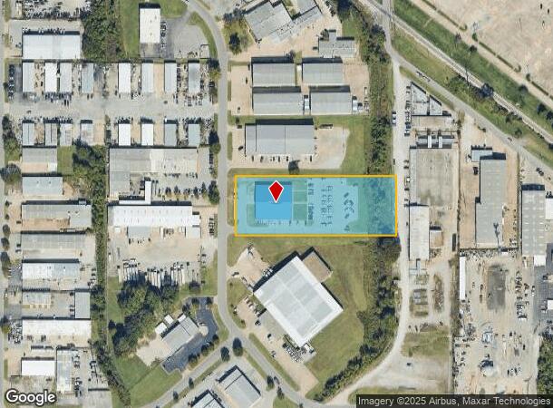  585 N Poplar Ave, Broken Arrow, OK Parcel Map