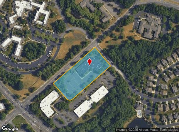  1105 Laurel Oak Rd, Voorhees, NJ Parcel Map