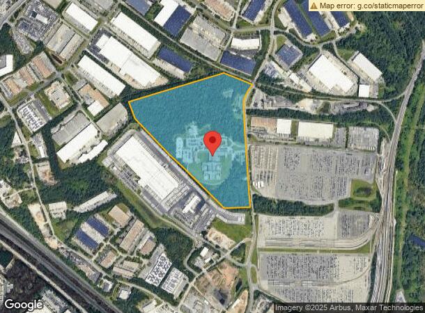  8450 Dorsey Run Rd, Jessup, MD Parcel Map