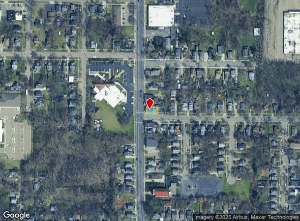  1725 S Burdick St, Kalamazoo, MI Parcel Map