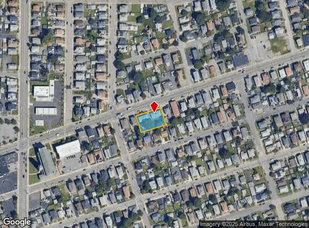  825 Central Ave, Pawtucket, RI Parcel Map