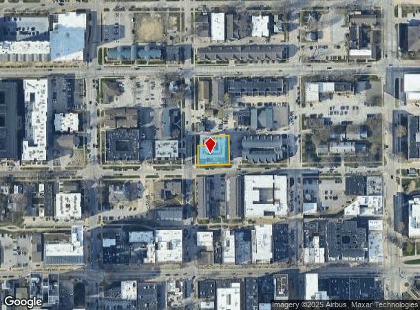 502 E Healey St, Champaign, IL Parcel Map