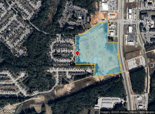 Meadow Glen Cir, Fairburn, GA Parcel Map