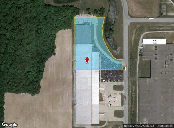  2401 N Executive Park Dr, Yorktown, IN Parcel Map