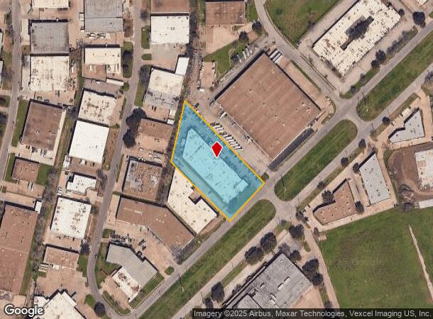 1365 Regal Row, Dallas, TX Parcel Map