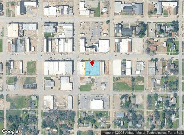  209 E Broadway St, Cushing, OK Parcel Map