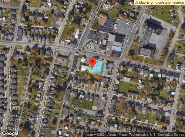  1007 W Washington St, Hagerstown, MD Parcel Map