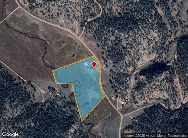 1636 Lakemoor Dr, Florissant, CO Parcel Map