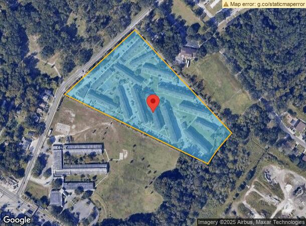  1646 W 45Th St, Jacksonville, FL Parcel Map