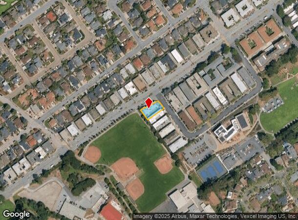 491 Richmond Dr, Millbrae, CA Parcel Map