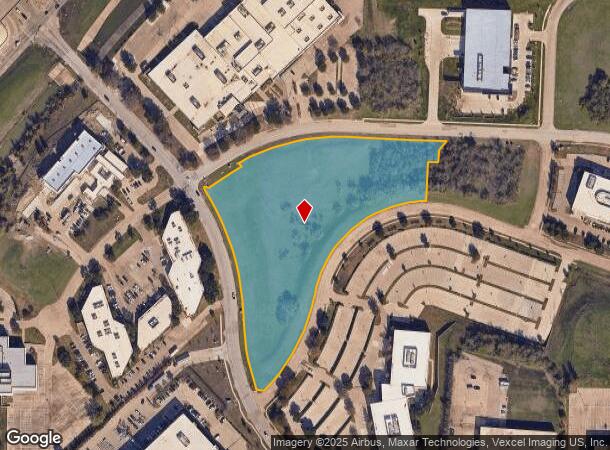 1505 N Westridge Cir N, Irving, TX Parcel Map