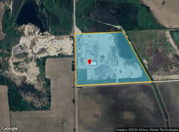  1250 Beecher Rd E, Bristol, IL Parcel Map