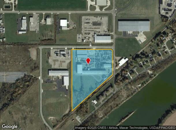  1675 Industrial Dr, Napoleon, OH Parcel Map