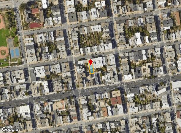  1565 Chestnut St, San Francisco, CA Parcel Map