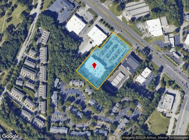  7101 Glenwood Ave, Raleigh, NC Parcel Map