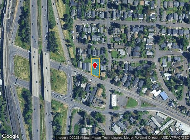  9639 Se Foster Rd, Portland, OR Parcel Map