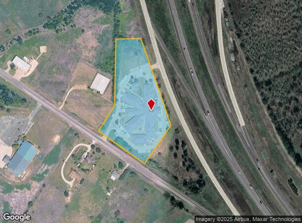 1351 S Elm St, Kemp, TX Parcel Map