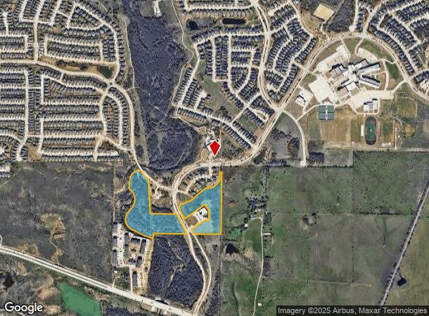 6950 Canyon Falls Rd, Argyle, TX Parcel Map