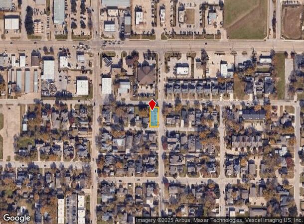  210 Austin St, Grapevine, TX Parcel Map