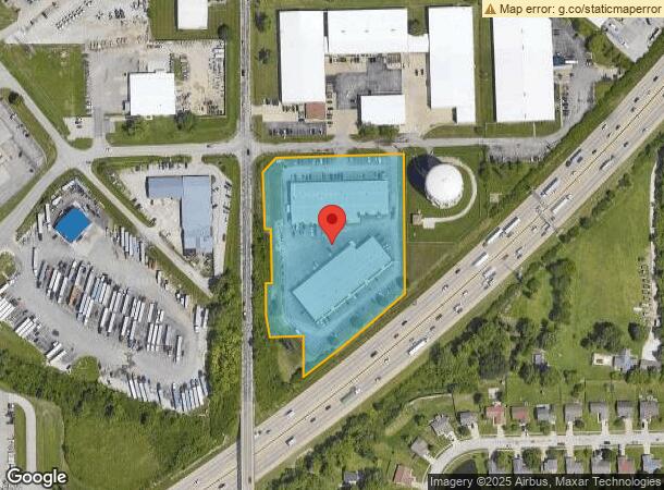  6011 E Hanna Ave, Indianapolis, IN Parcel Map