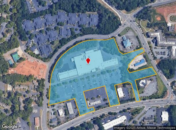  1000 Whitlock Ave Nw, Marietta, GA Parcel Map