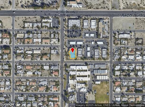  550 S Paseo Dorotea, Palm Springs, CA Parcel Map