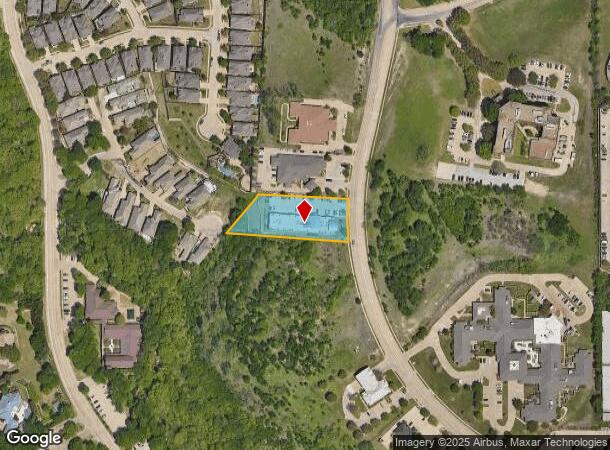  7801 Oakmont Blvd, Fort Worth, TX Parcel Map