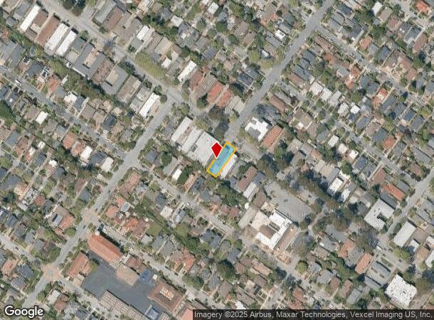1333 El Camino Real, Burlingame, CA Parcel Map