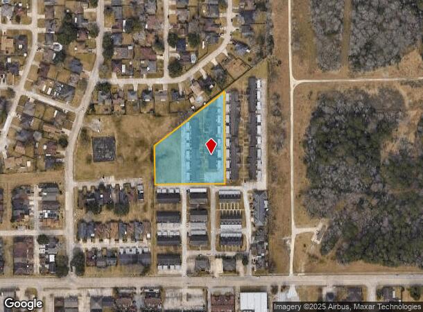 7982 Gladys Ave, Beaumont, TX Parcel Map