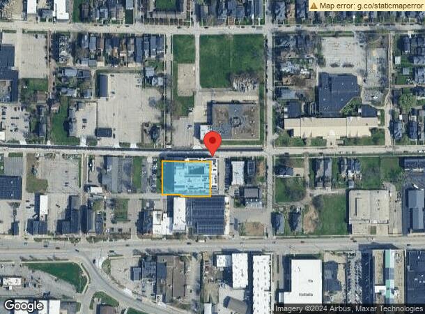  1117 E Market St, Indianapolis, IN Parcel Map