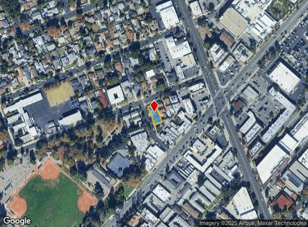 1004 W Clark Ave, Burbank, CA Parcel Map