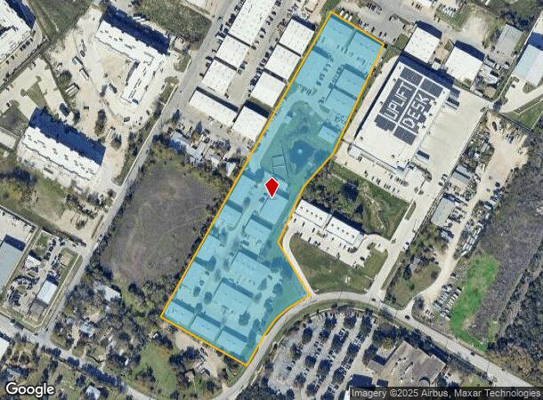  1834 Ferguson Ln, Austin, TX Parcel Map