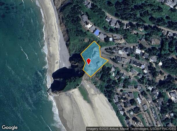 1816 Maxwell Mountain Rd, Oceanside, OR Parcel Map