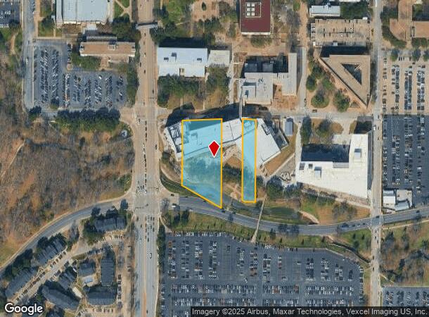  676 S Nedderman Dr, Arlington, TX Parcel Map