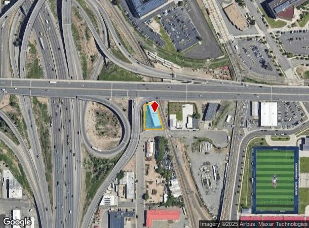  1835 W Colfax Ave, Denver, CO Parcel Map